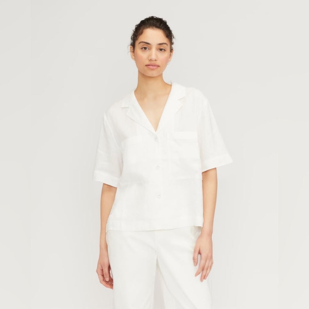 NWT Everlane The Linen Workwear Shirt